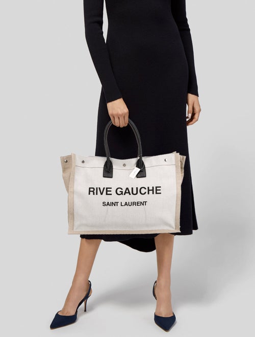 Saint Laurent Canvas Rive Gauche Large
