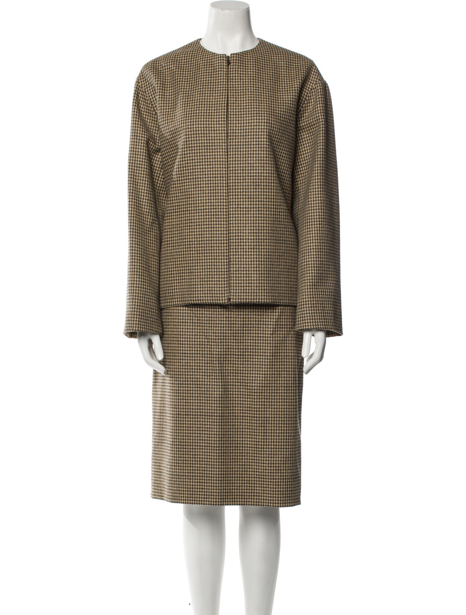 Yves Saint Laurent Rive Gauche Vintage 2000 Skirt Suit