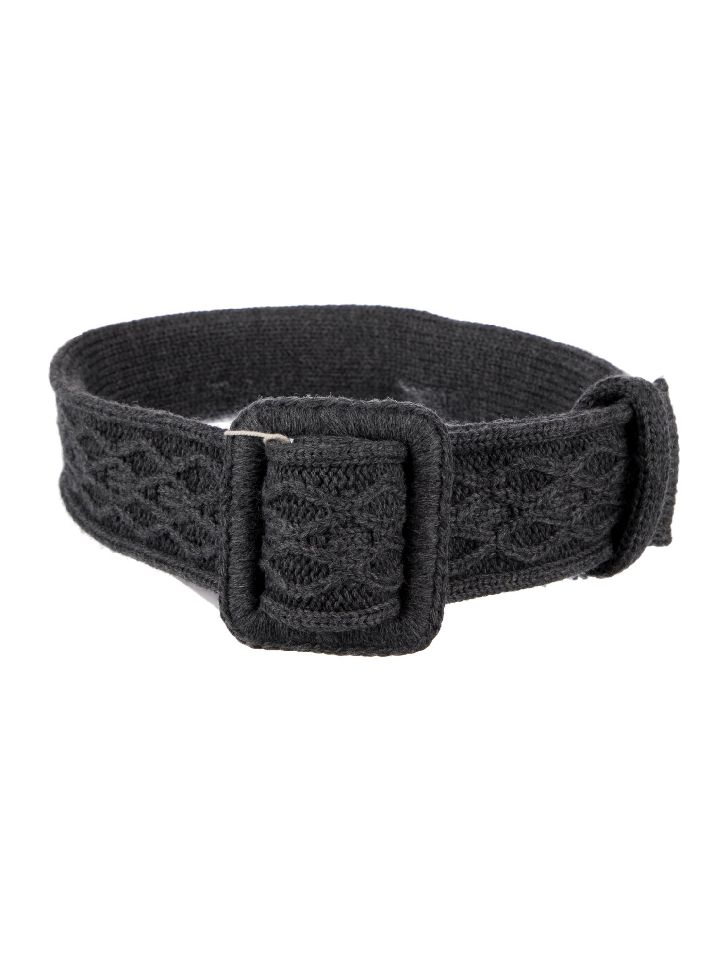 Yves Saint Laurent Rive Gauche Wide Wool Waist Belt w/ Tags