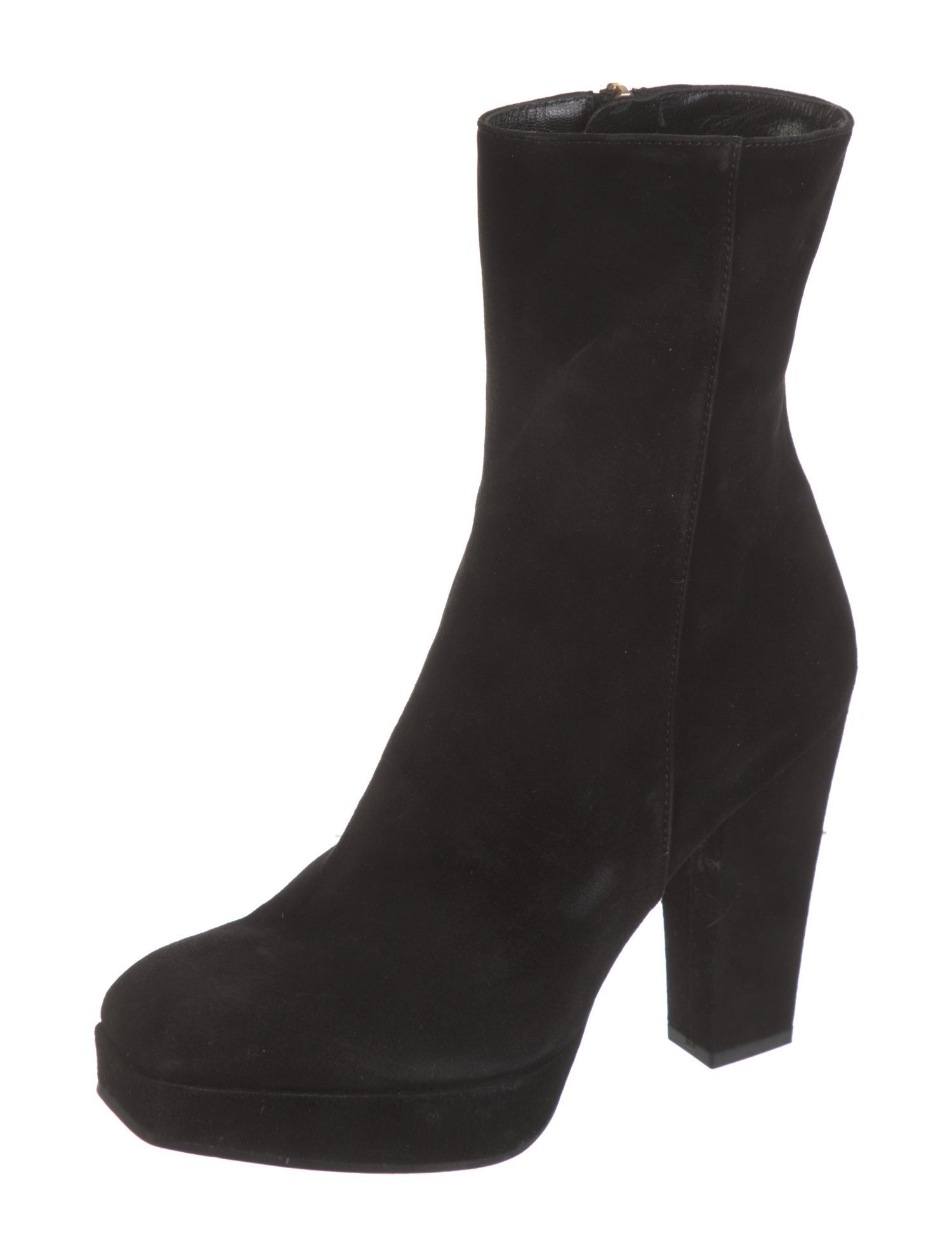 Yves Saint Laurent Rive Gauche Suede Boots