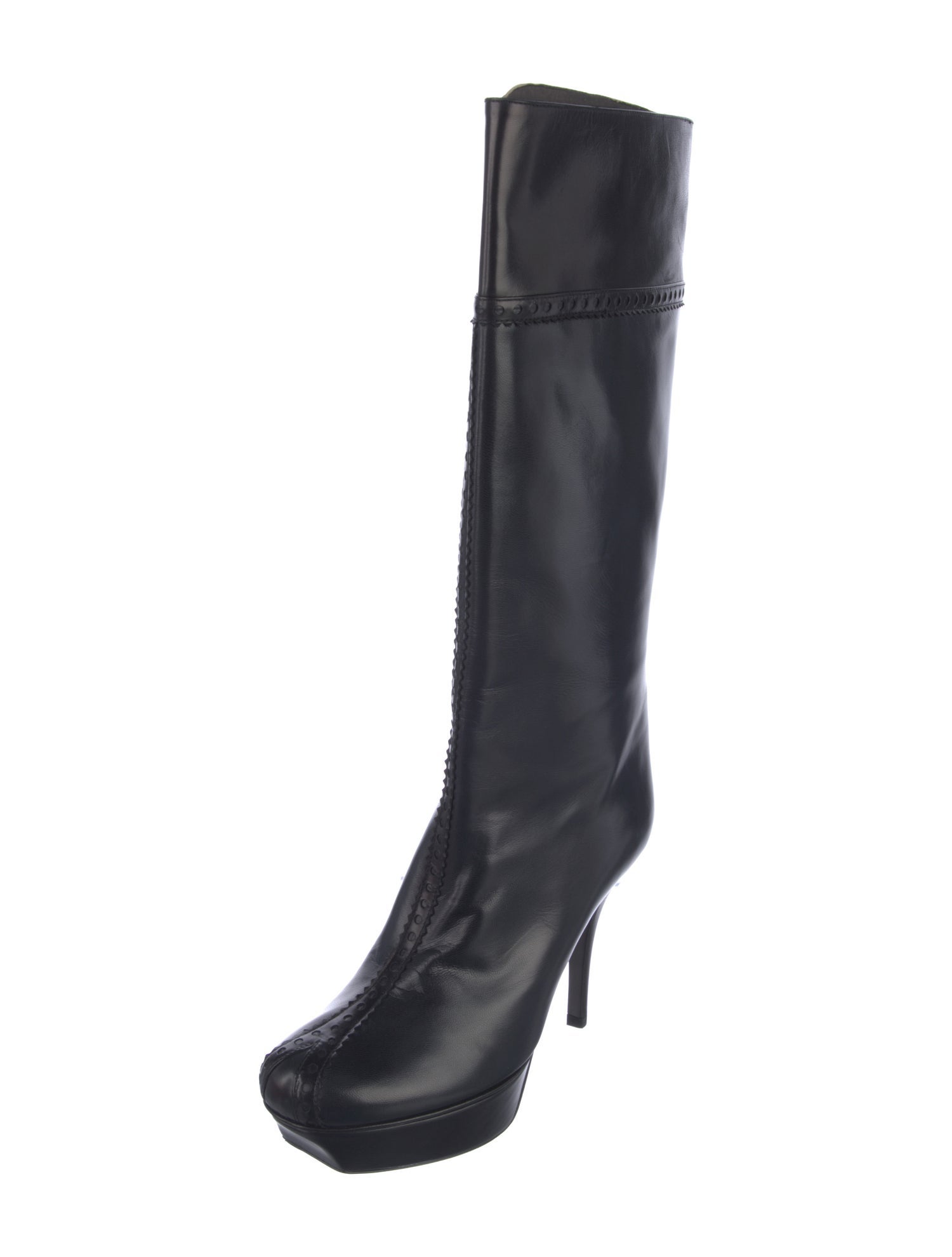 Yves Saint Laurent Rive Gauche Leather Boots
