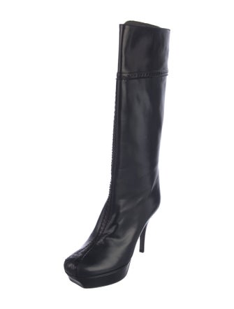 Yves Saint Laurent Rive Gauche Leather Boots