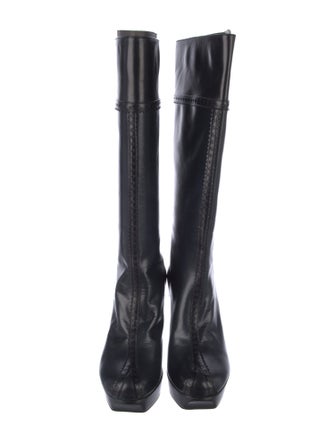 Yves Saint Laurent Rive Gauche Leather Boots