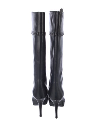 Yves Saint Laurent Rive Gauche Leather Boots