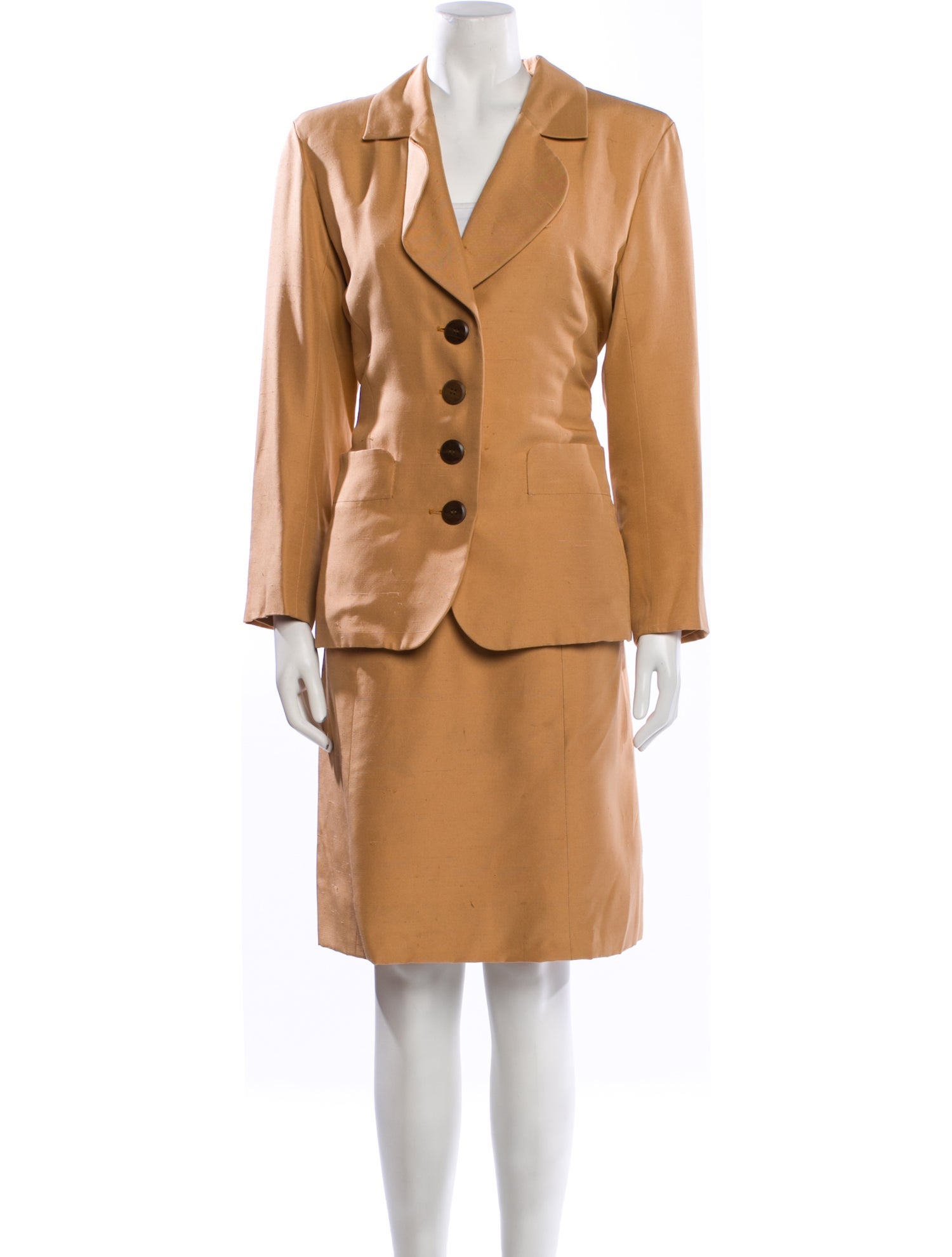Yves Saint Laurent Rive Gauche Vintage 1992 Skirt Suit