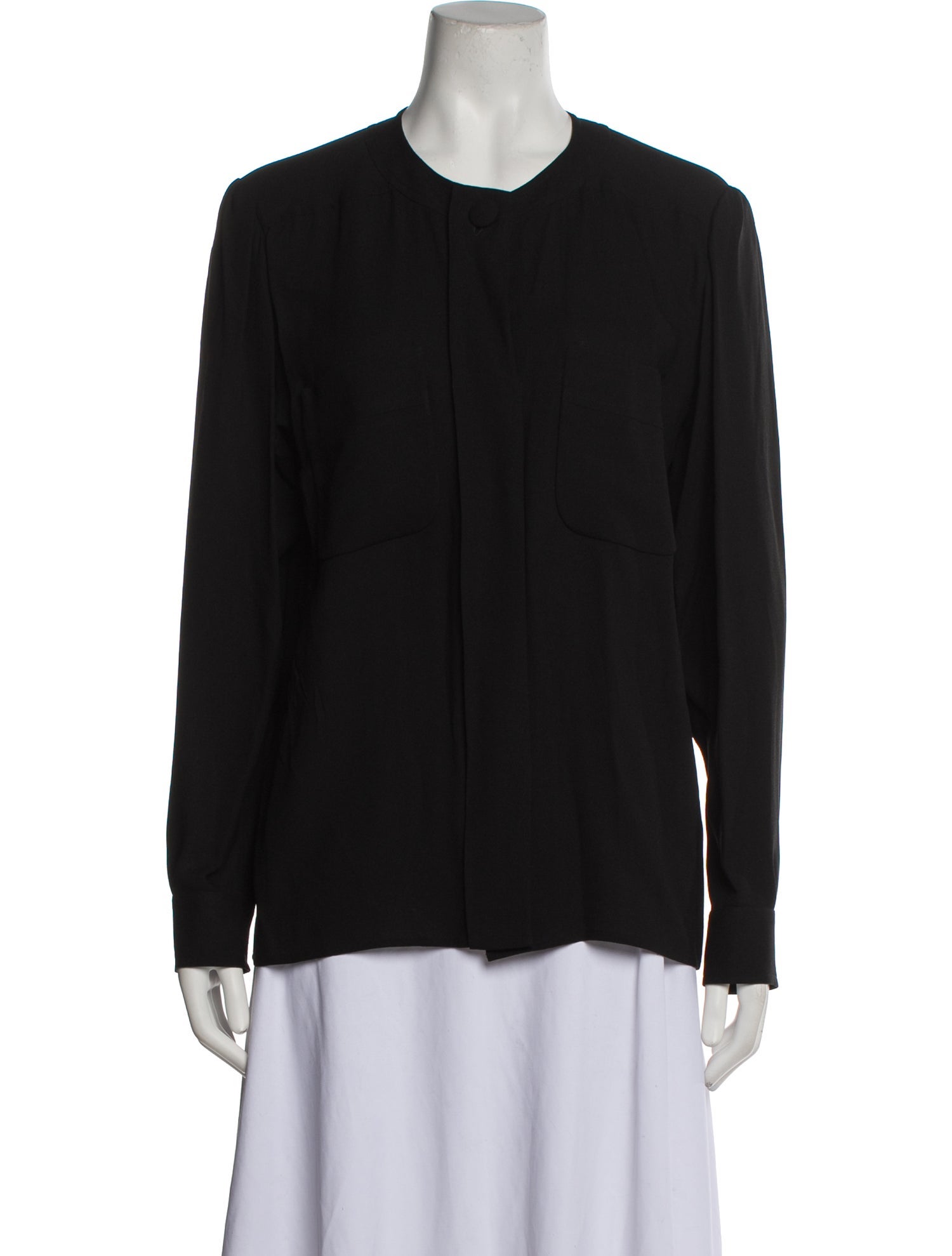 Yves Saint Laurent Rive Gauche Vintage 1988 Button-Up Top