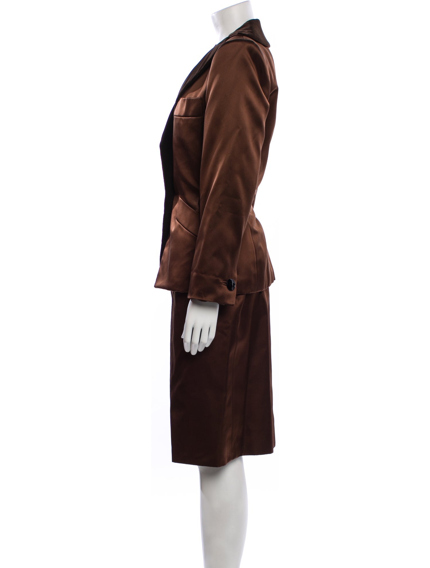 Yves Saint Laurent Rive Gauche Vintage 1988 Skirt Suit