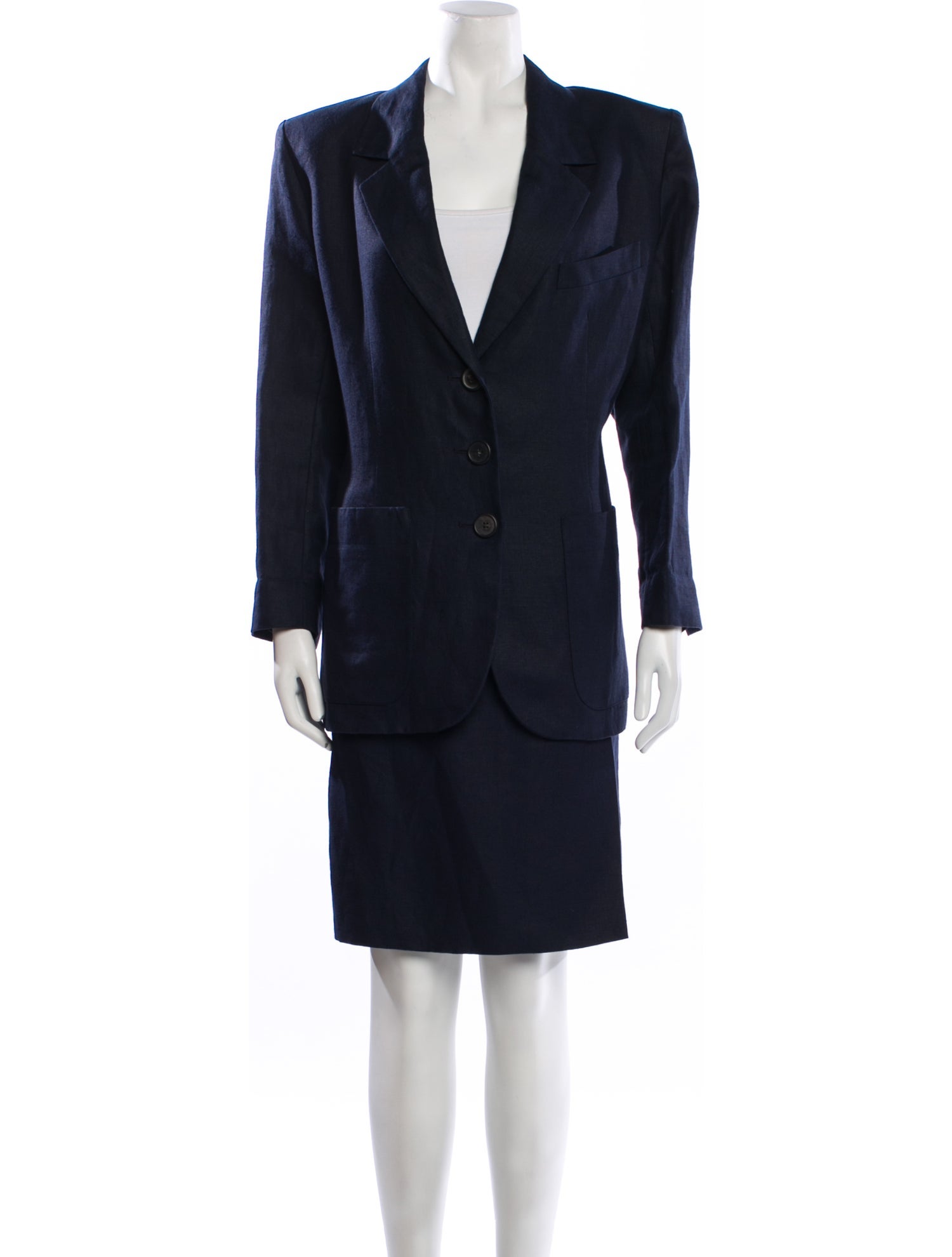 Yves Saint Laurent Rive Gauche Vintage 1991 Skirt Suit