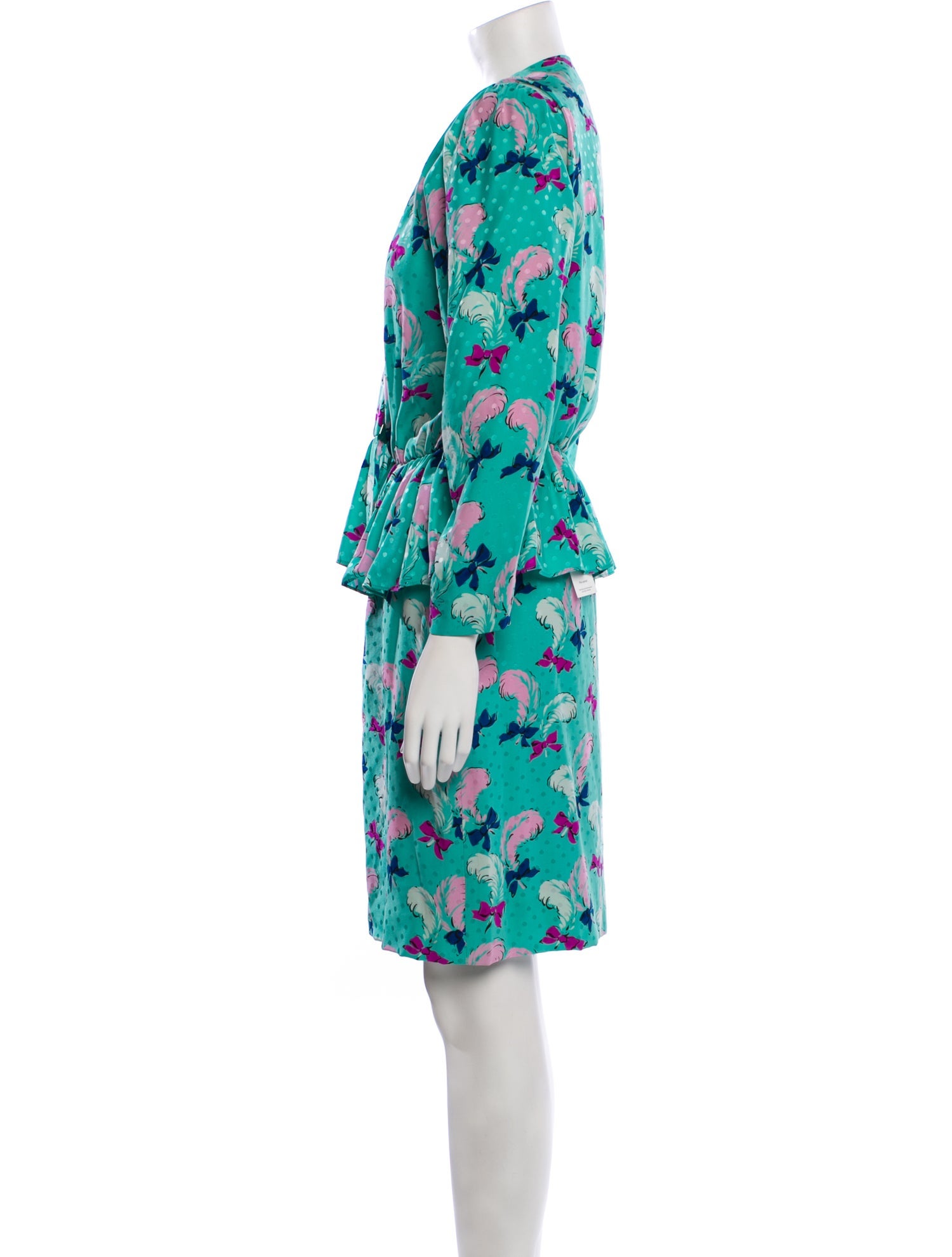 Yves Saint Laurent Rive Gauche Vintage 1987 Skirt Suit