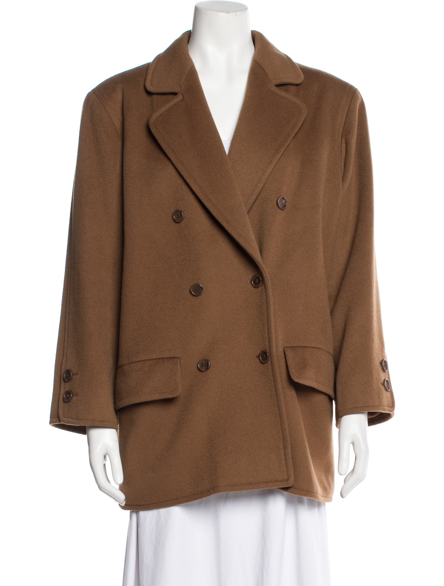 Yves Saint Laurent Rive Gauche Vintage 1970's Peacoat