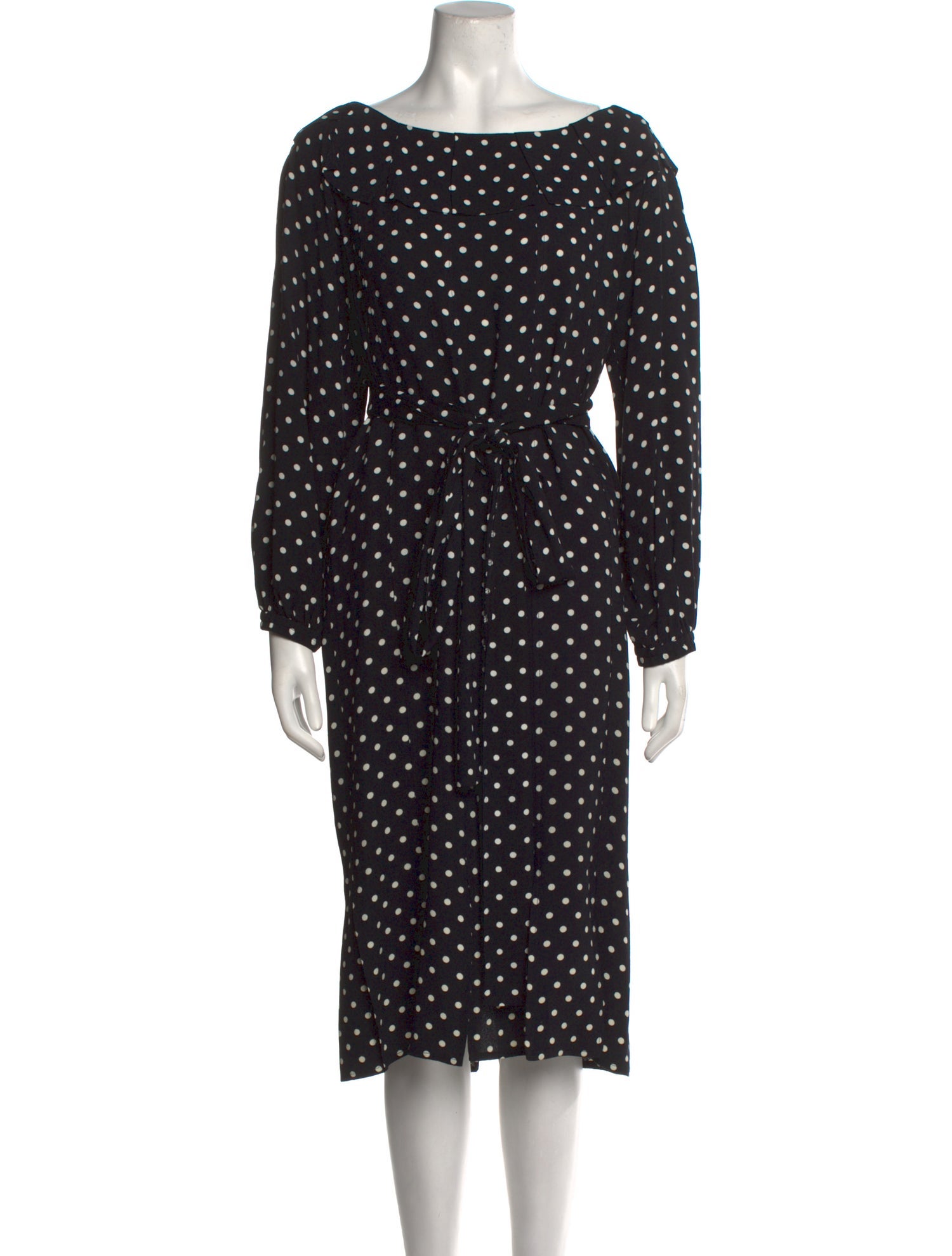 Yves Saint Laurent Rive Gauche Vintage Midi Length Dress