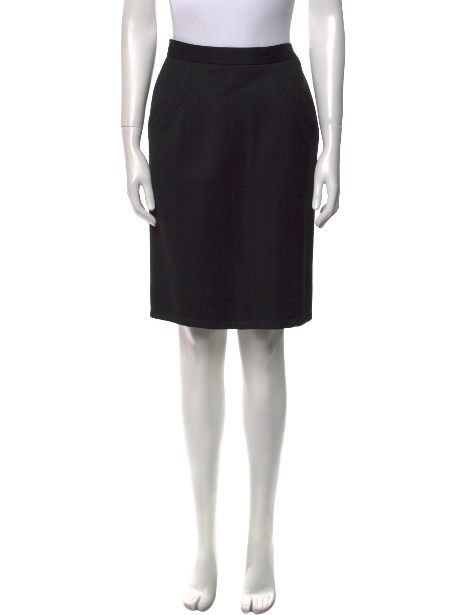Yves Saint Laurent Rive Gauche Vintage Knee-Length Skirt