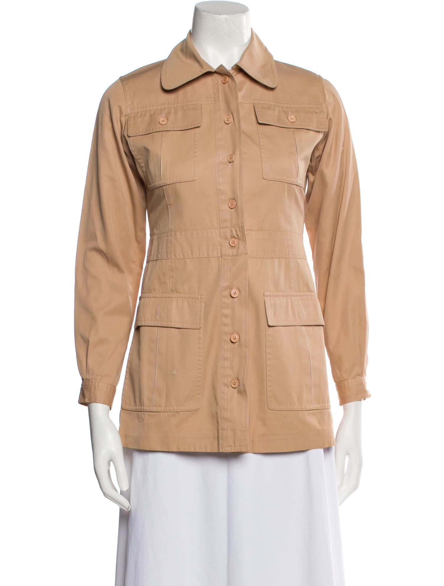 Yves Saint Laurent Rive Gauche Vintage 1970's Utility Jacket