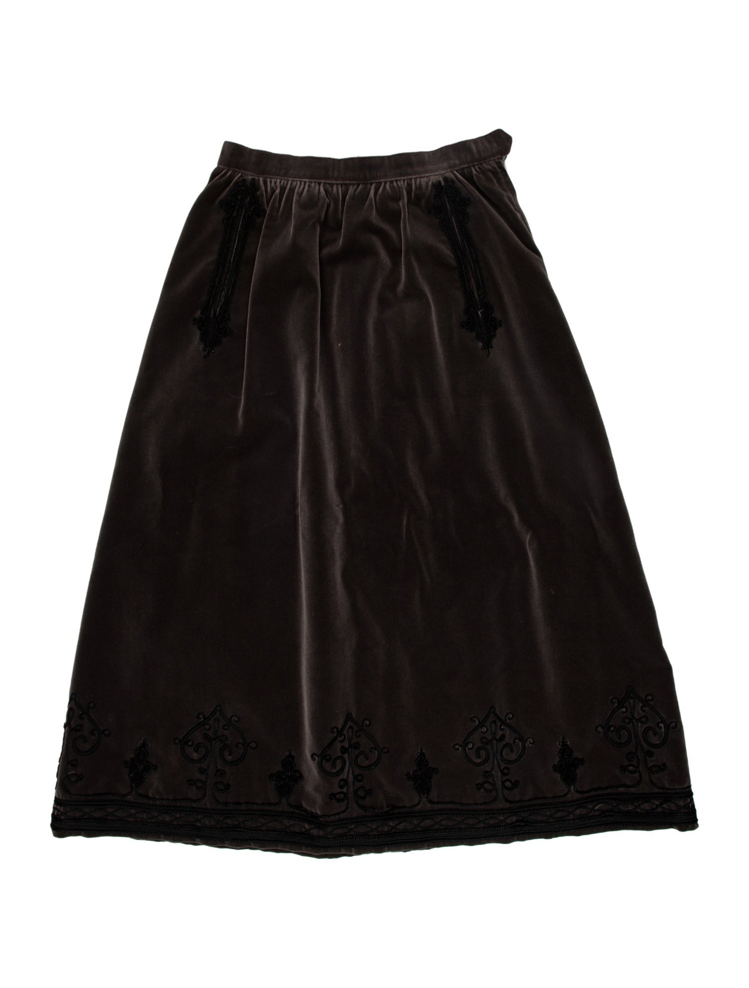 Yves Saint Laurent Rive Gauche Vintage Midi Length Skirt