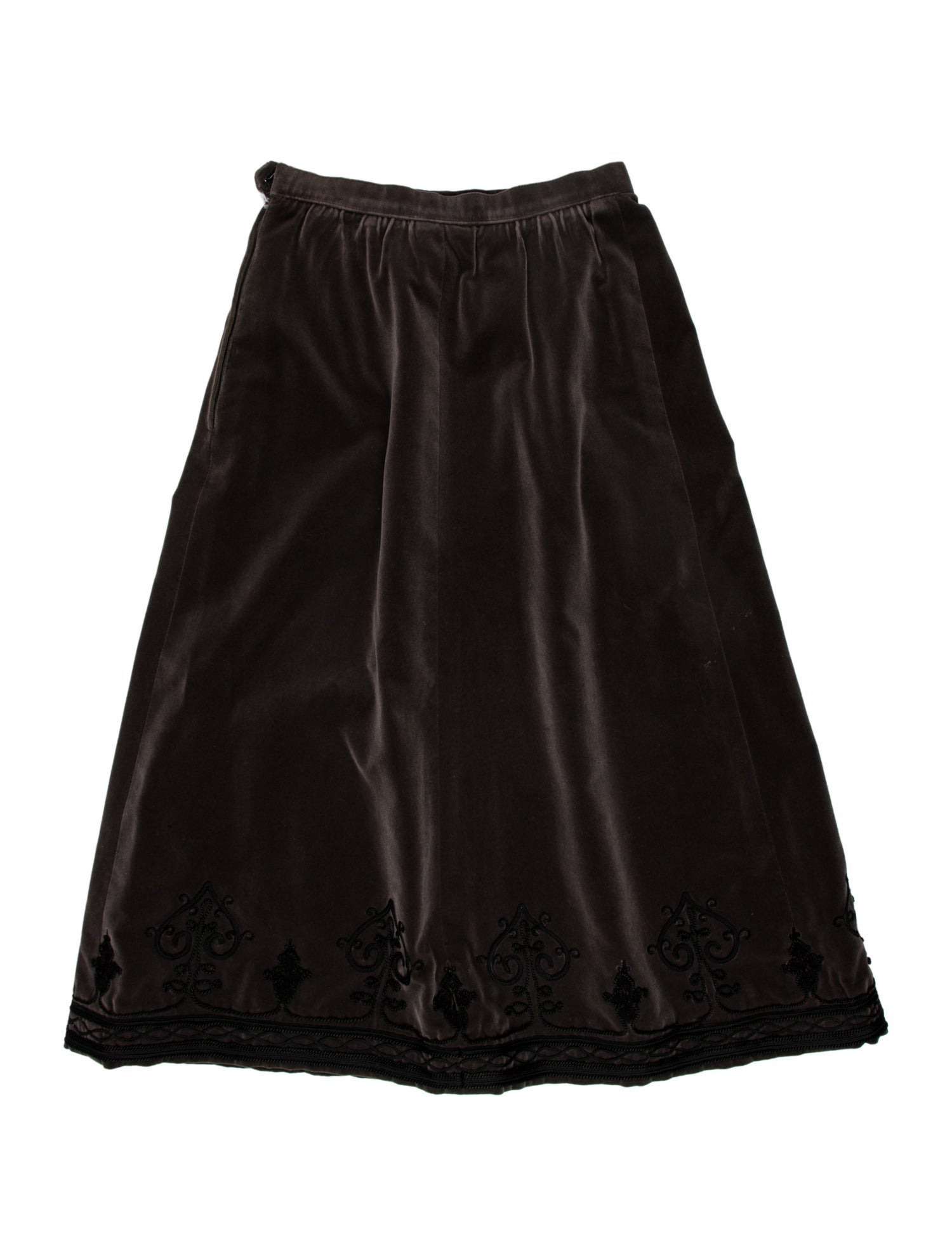 Yves Saint Laurent Rive Gauche Vintage Midi Length Skirt