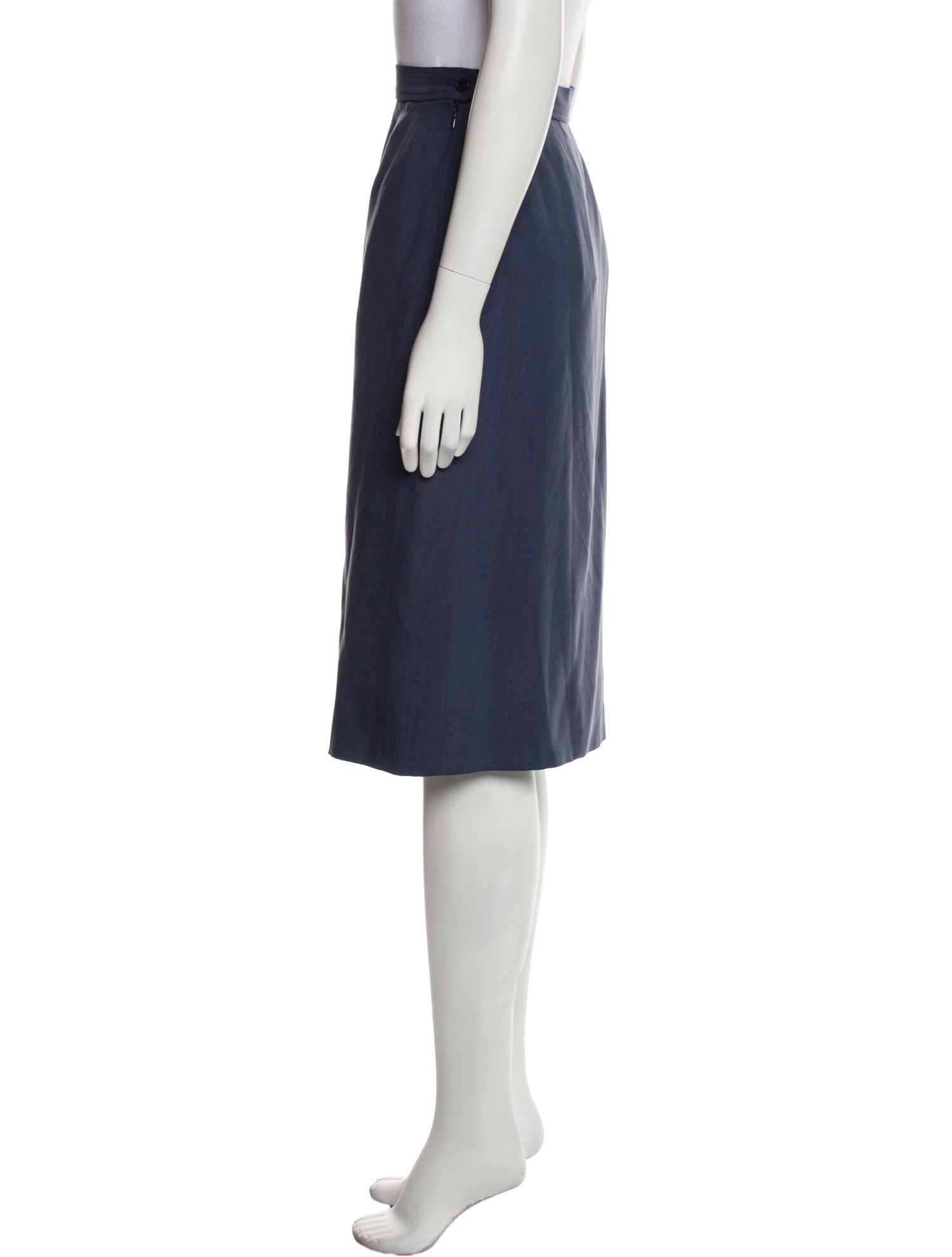 Yves Saint Laurent Rive Gauche Vintage Knee-Length Skirt