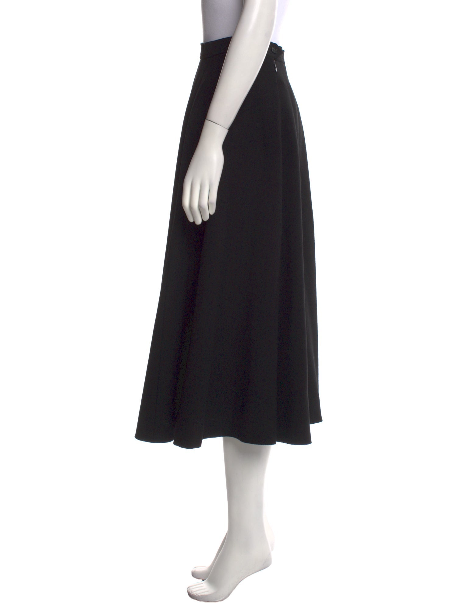 Yves Saint Laurent Rive Gauche Vintage Midi Length Skirt