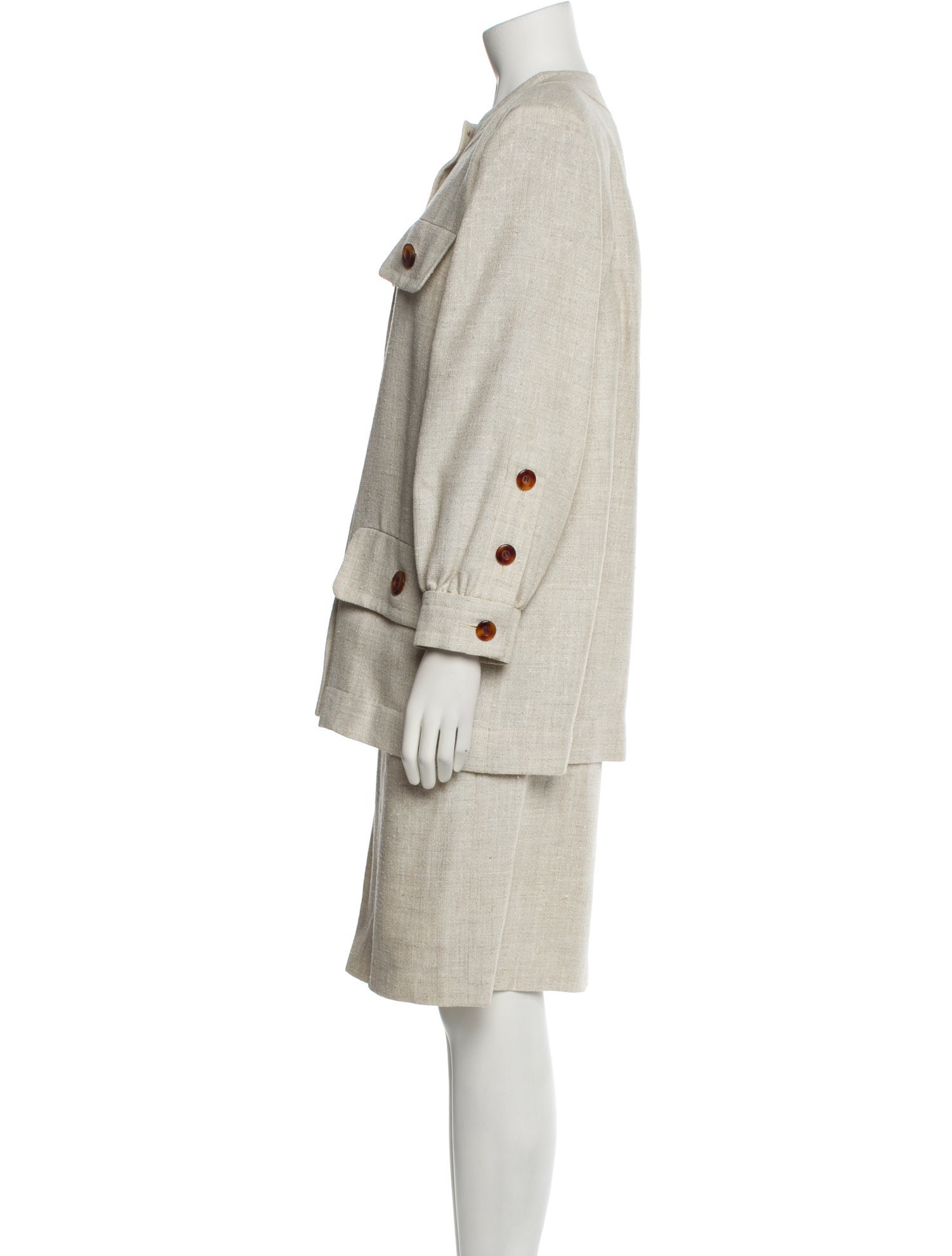 Yves Saint Laurent Rive Gauche Vintage 1989 Skirt Suit