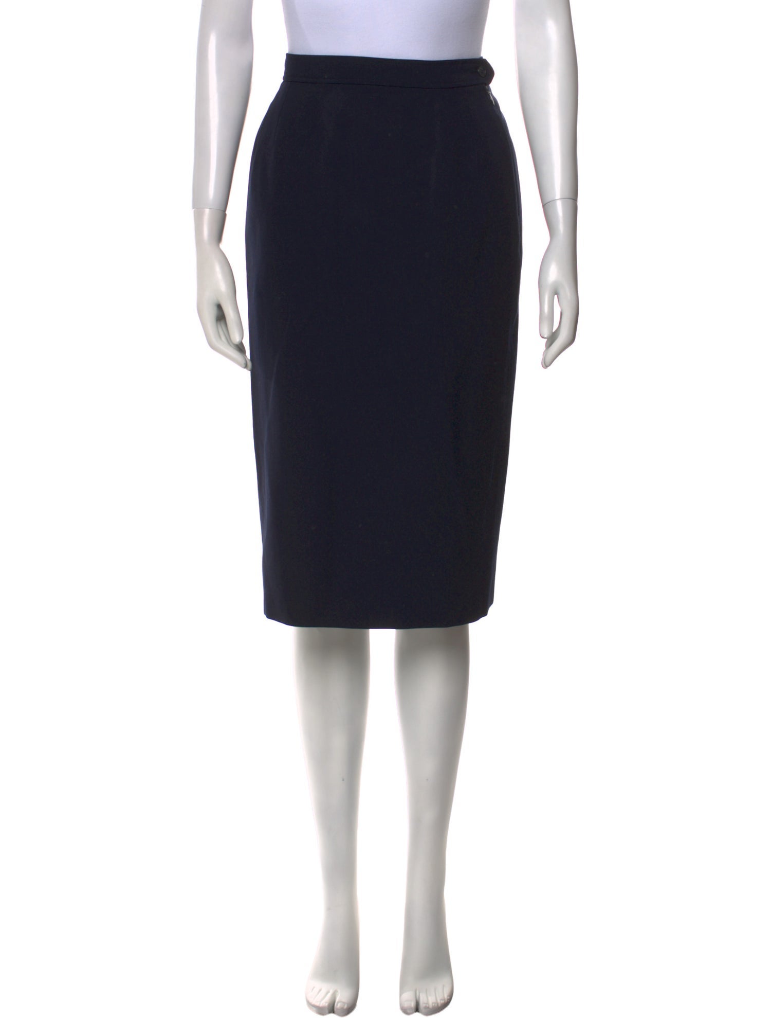 Yves Saint Laurent Rive Gauche Vintage Knee-Length Skirt