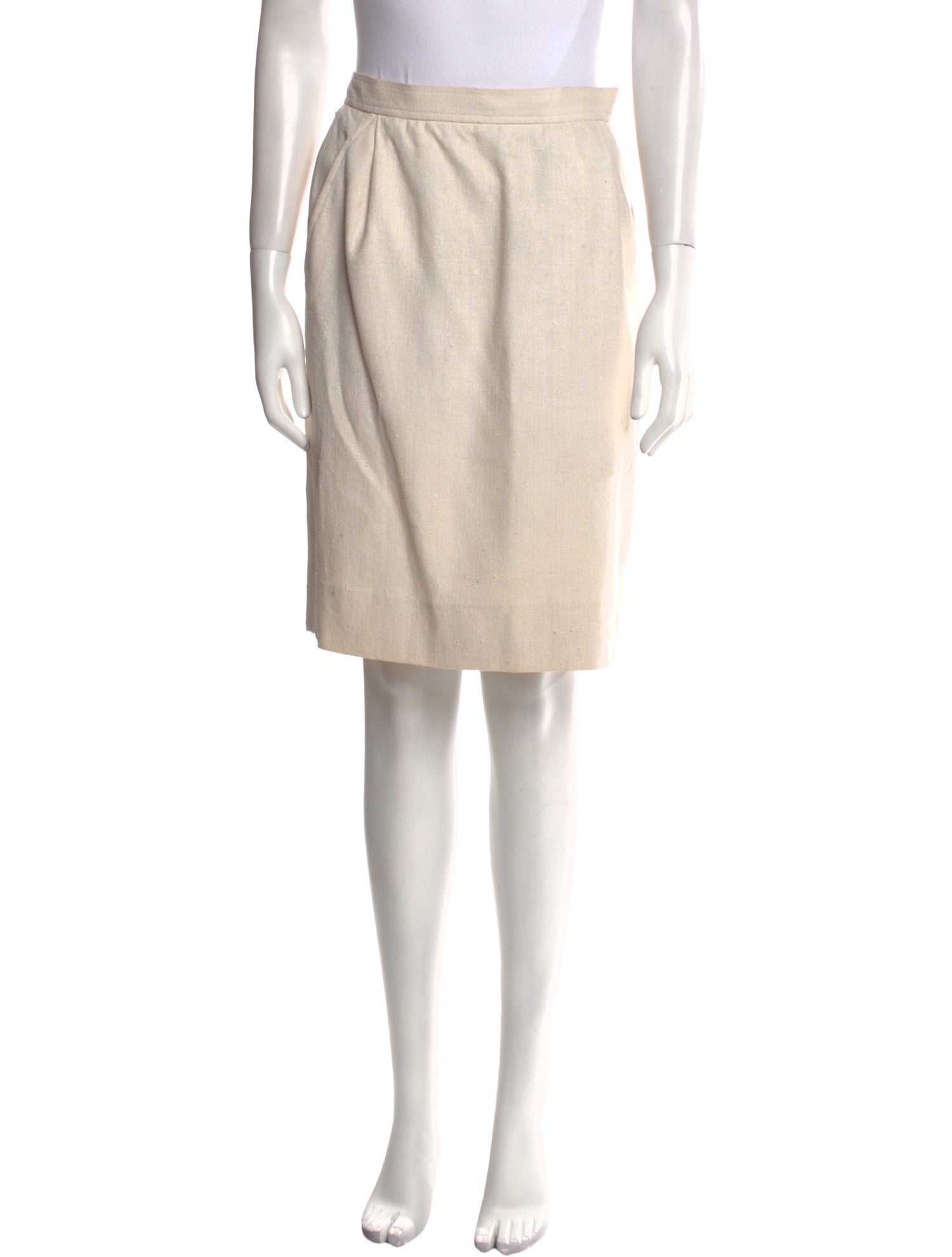 Yves Saint Laurent Rive Gauche Vintage Knee-Length Skirt