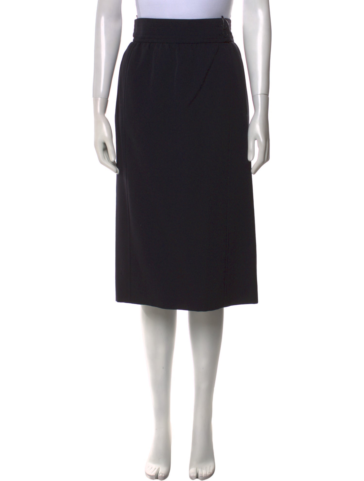 Yves Saint Laurent Rive Gauche Vintage Knee-Length Skirt