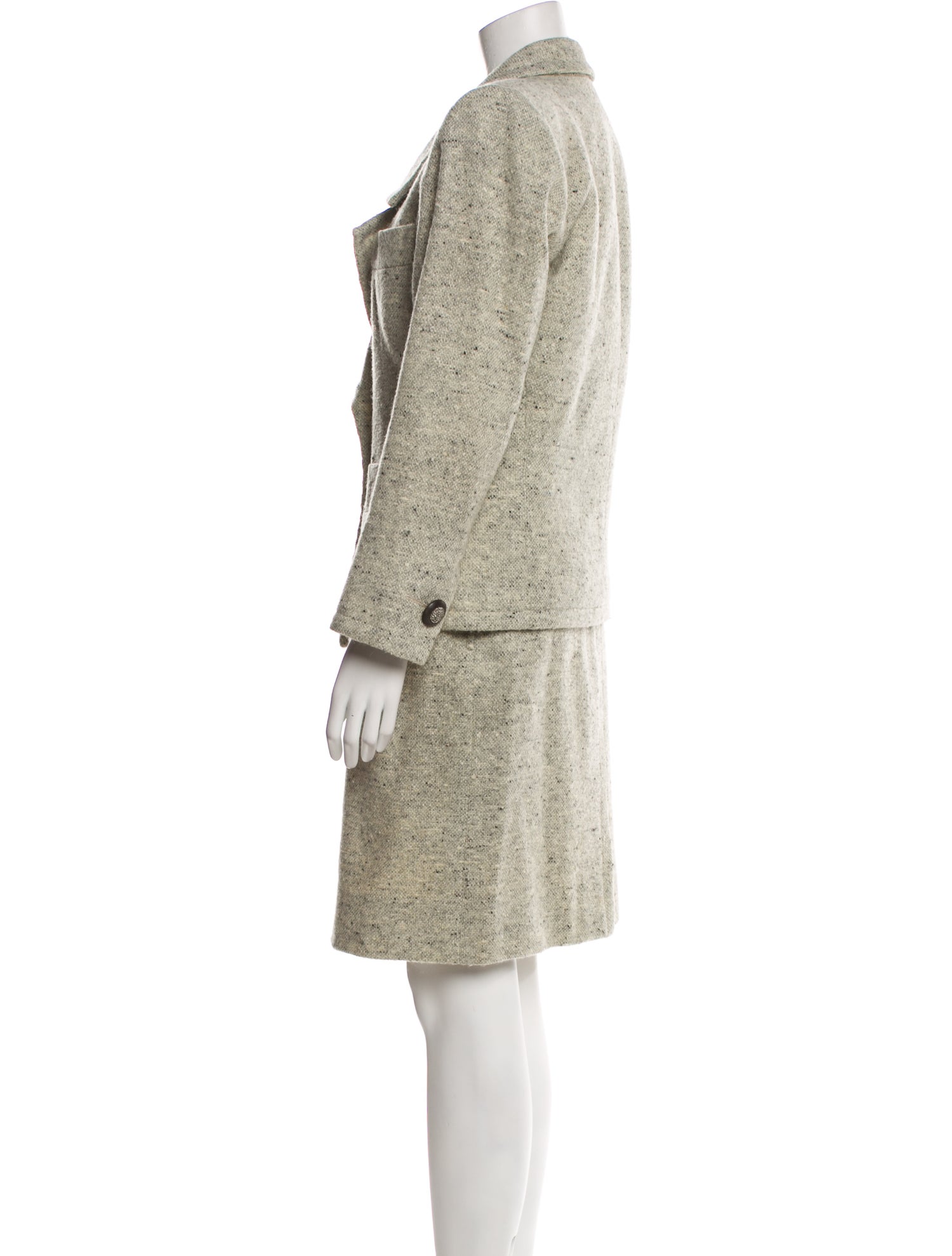 Yves Saint Laurent Rive Gauche Vintage 1989 Skirt Suit