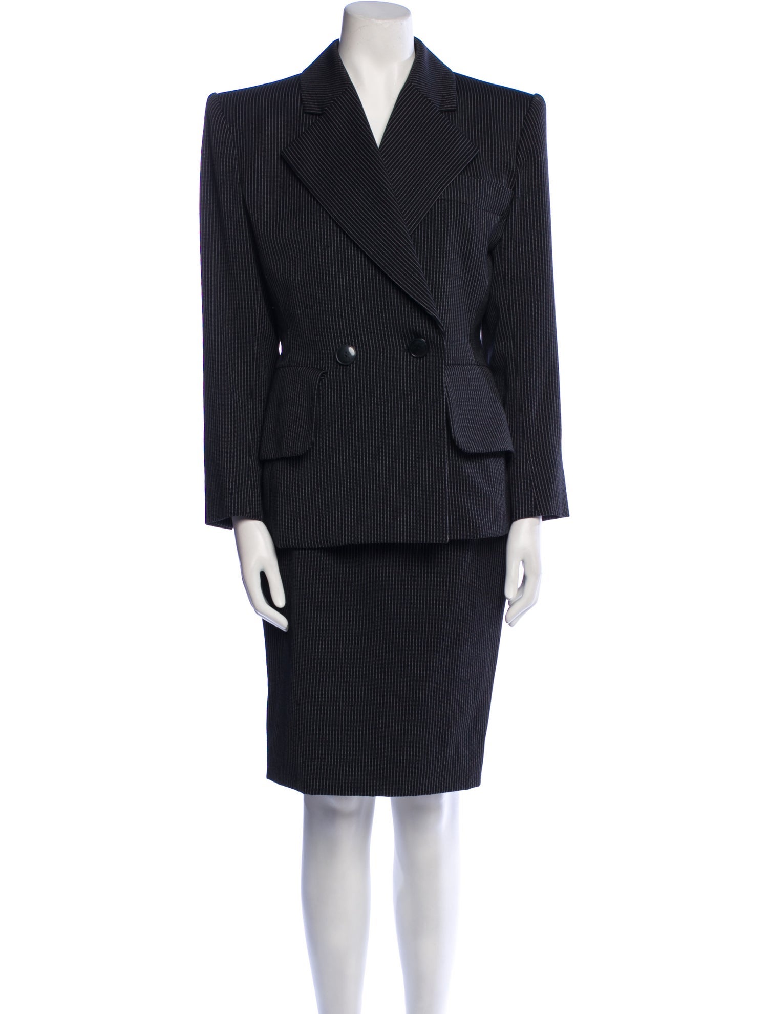 Yves Saint Laurent Rive Gauche Vintage 1987 Skirt Suit