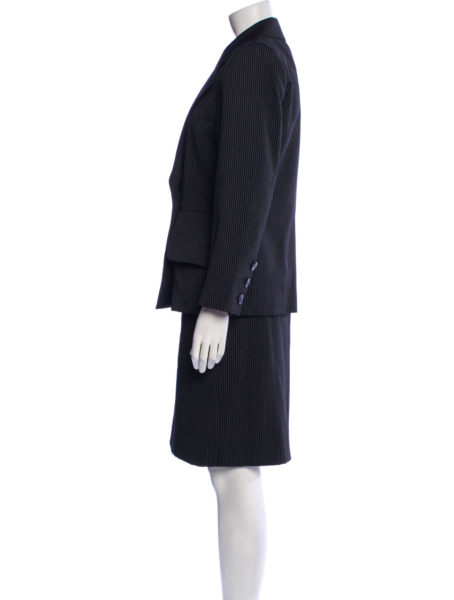 Yves Saint Laurent Rive Gauche Vintage 1987 Skirt Suit
