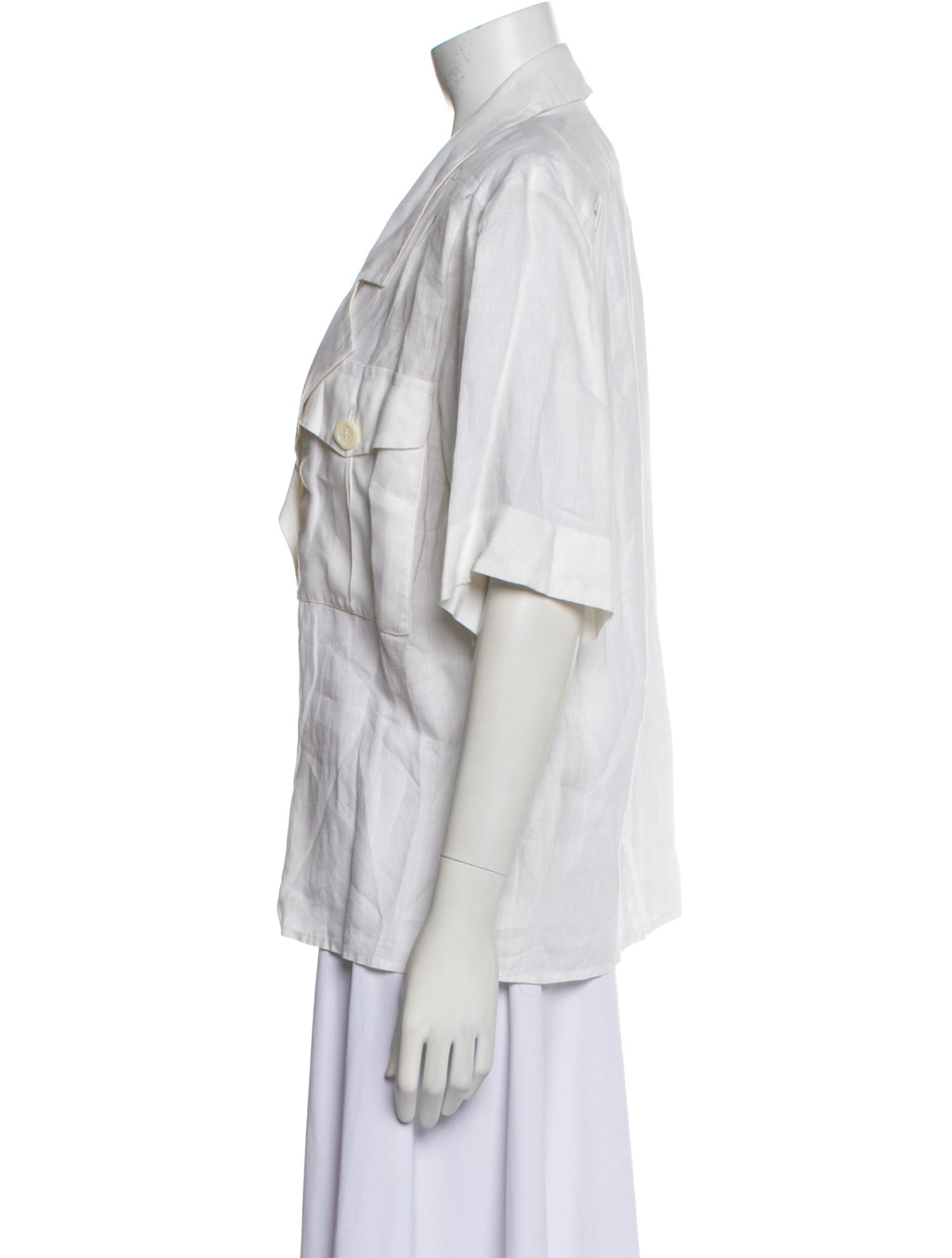 Yves Saint Laurent Rive Gauche Vintage 1990 Button-Up Top