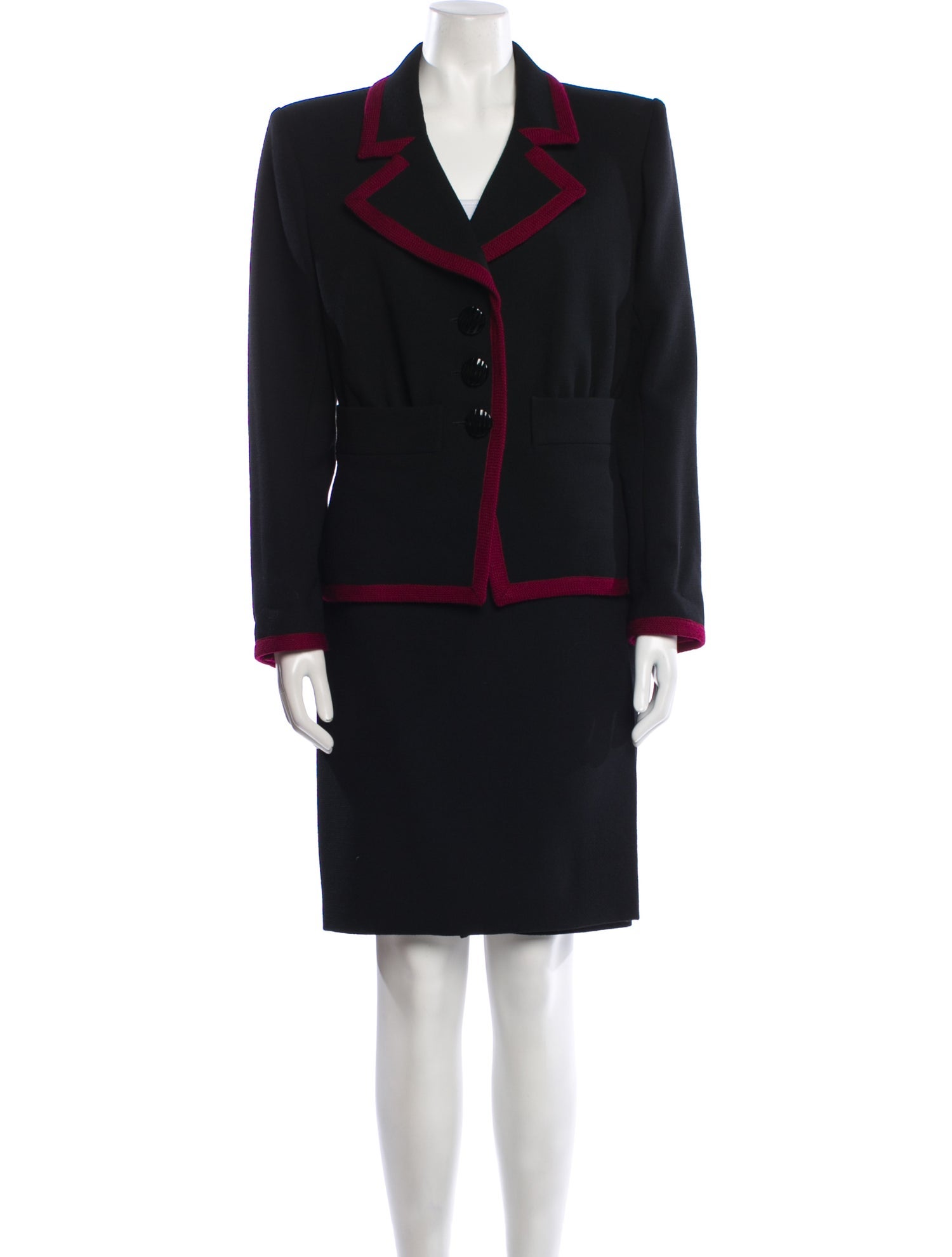 Yves Saint Laurent Rive Gauche Vintage 1989 Skirt Suit