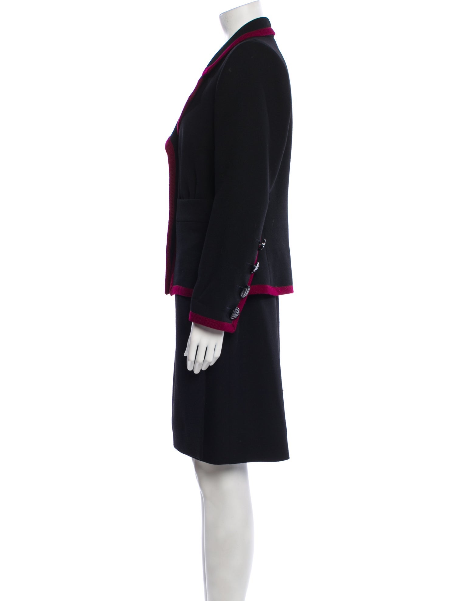 Yves Saint Laurent Rive Gauche Vintage 1989 Skirt Suit