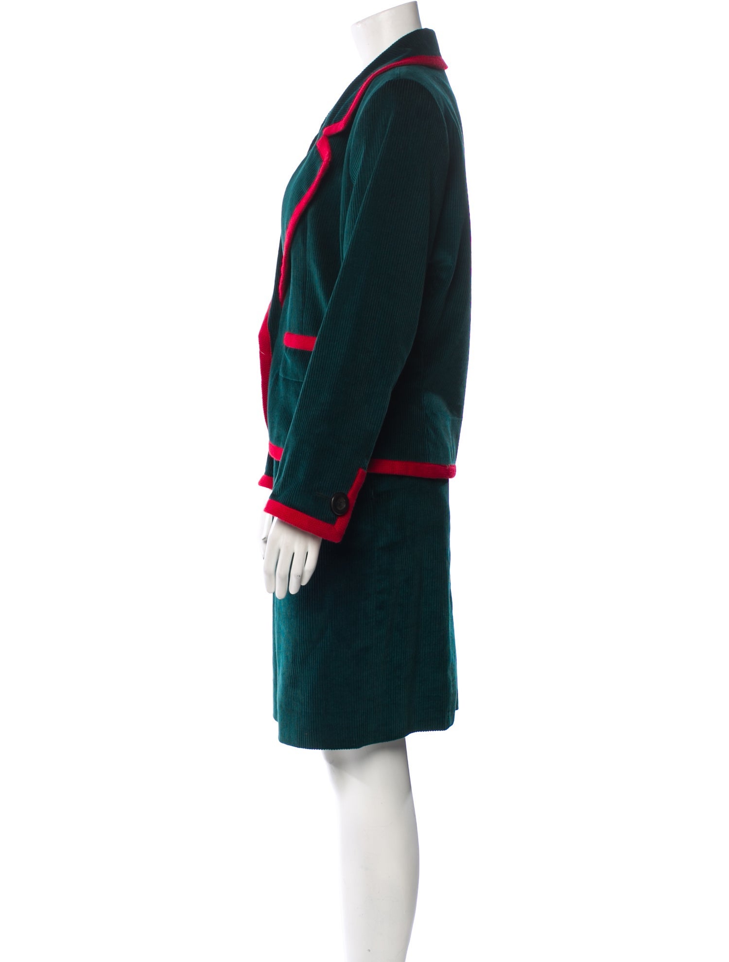 Yves Saint Laurent Rive Gauche Vintage 1989 Skirt Suit