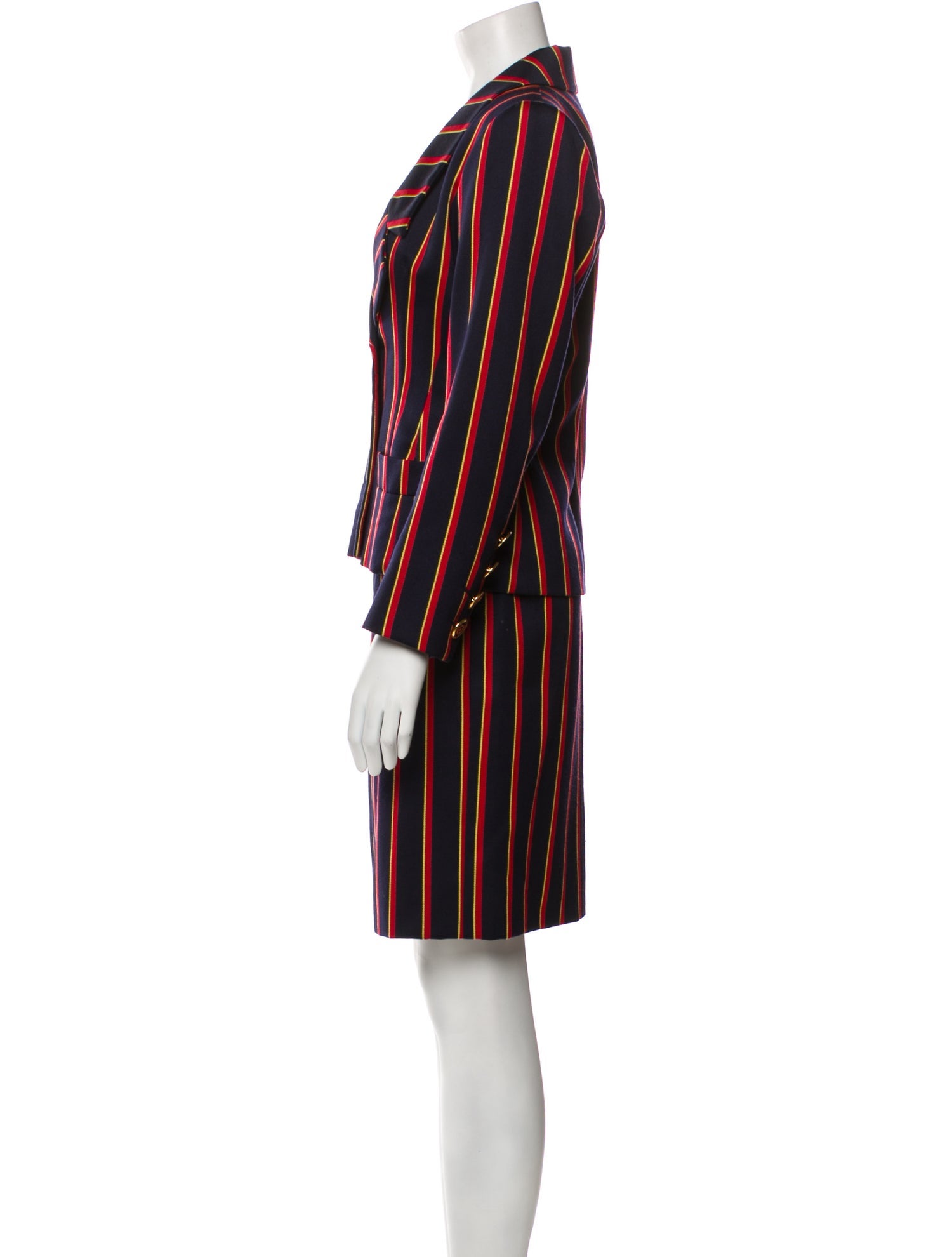 Yves Saint Laurent Rive Gauche Vintage 1993 Skirt Suit