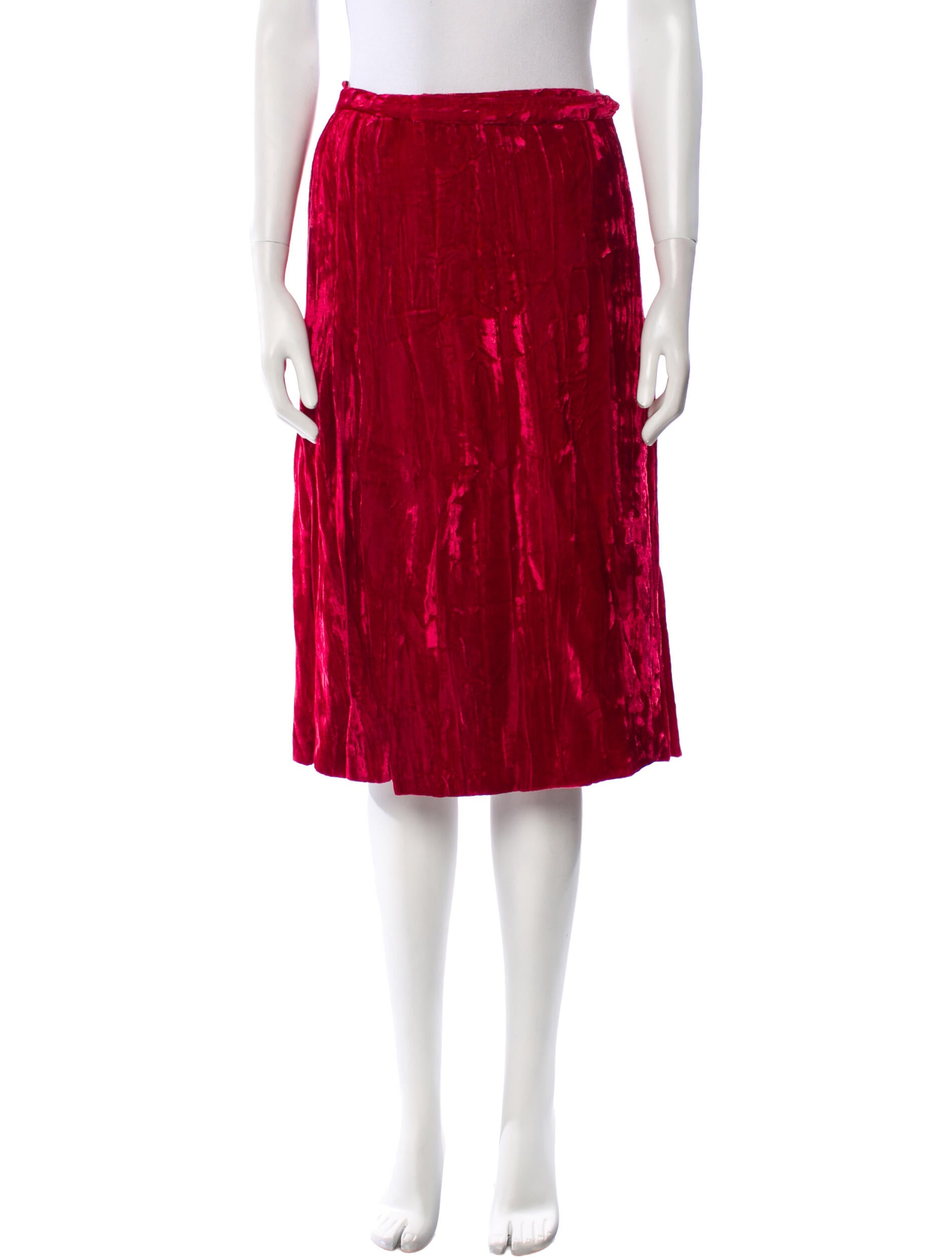 Yves Saint Laurent Rive Gauche Vintage Knee-Length Skirt