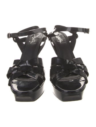 Yves Saint Laurent Rive Gauche Leather Sandals