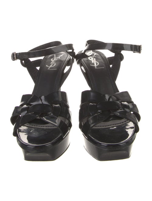 Yves Saint Laurent Rive Gauche Leather Sandals