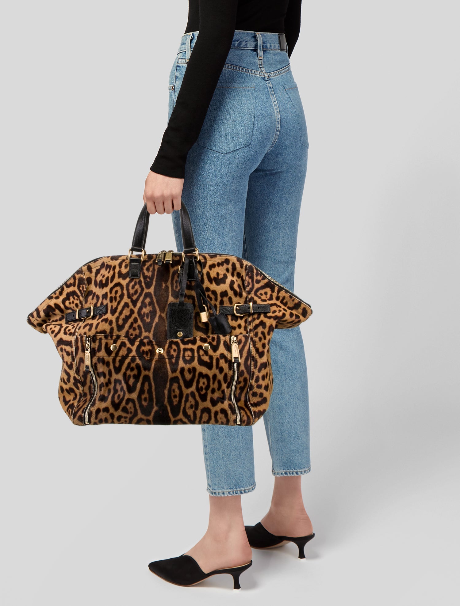 Yves Saint Laurent Rive Gauche Ponyhair Belt Bag