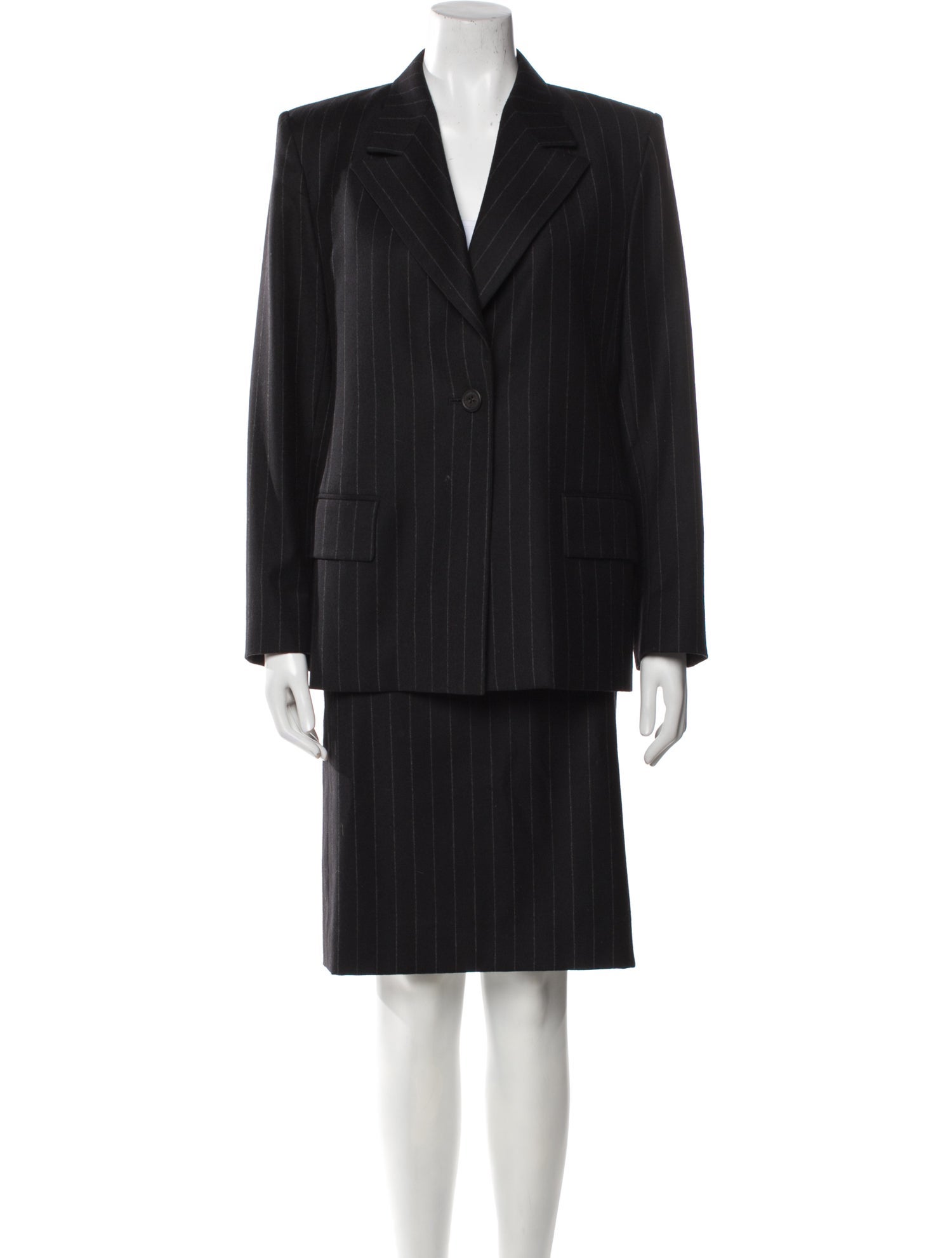 Yves Saint Laurent Rive Gauche Vintage 2000 Skirt Suit