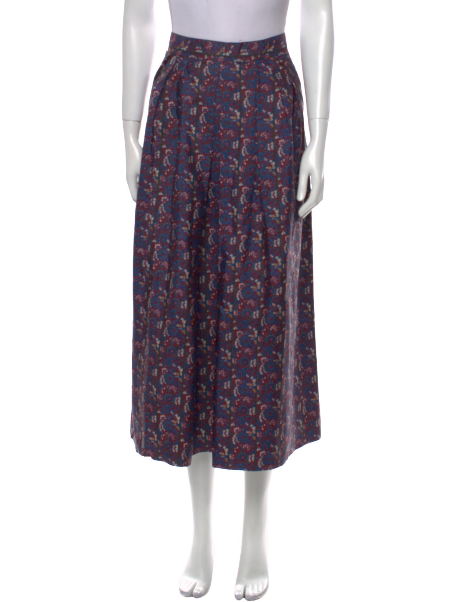 Yves Saint Laurent Rive Gauche Vintage Midi Length Skirt