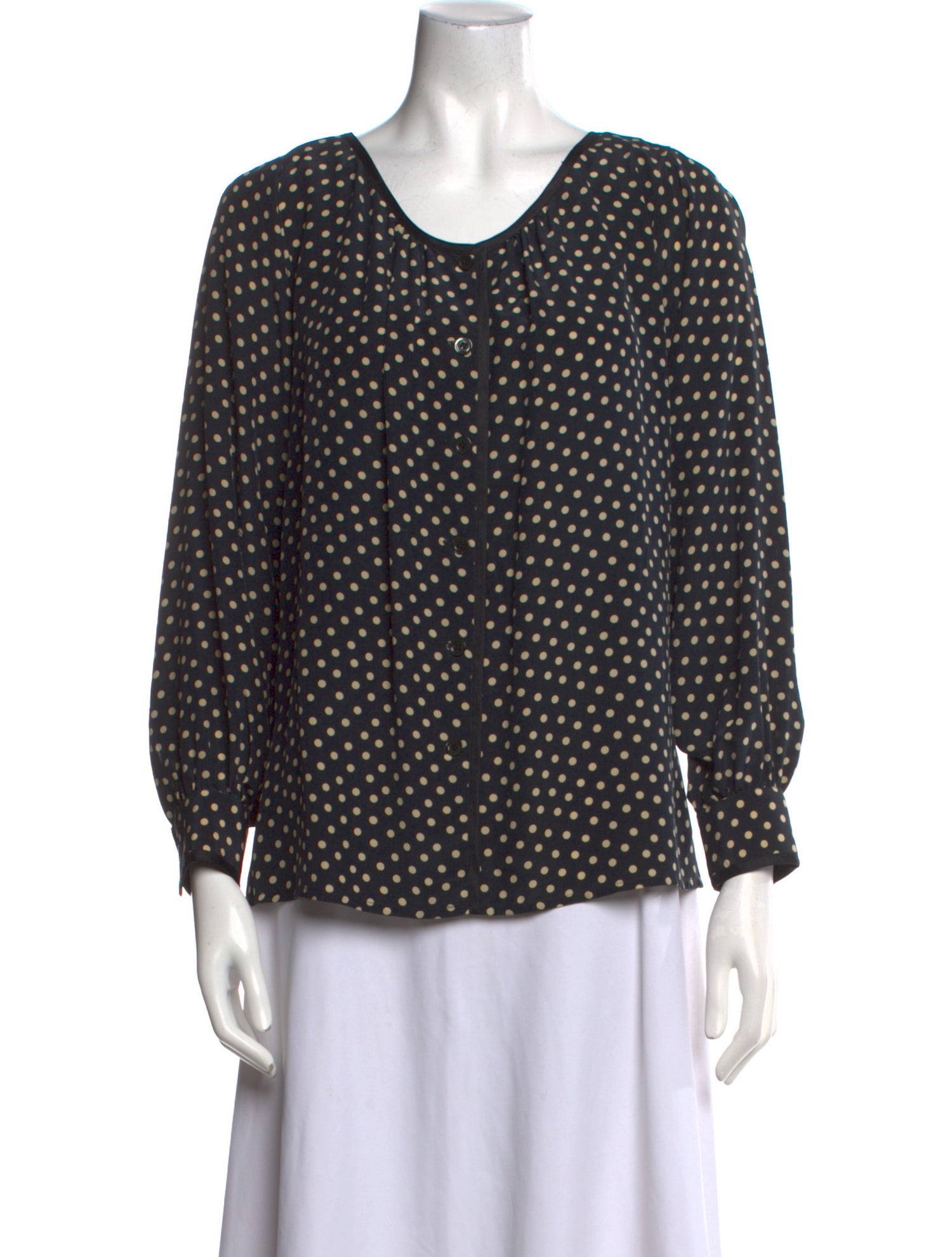 Yves Saint Laurent Rive Gauche Vintage 1980's Blouse