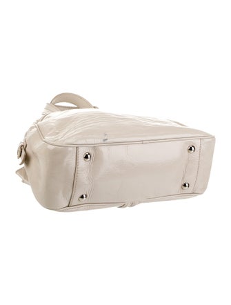 Yves Saint Laurent Rive Gauche Patent Leather Top Handle Bag