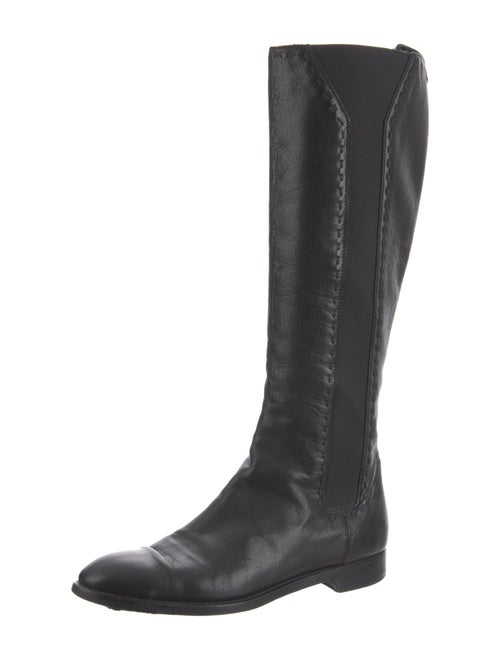 Yves Saint Laurent Rive Gauche Leather Riding Boots