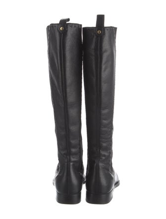 Yves Saint Laurent Rive Gauche Leather Riding Boots