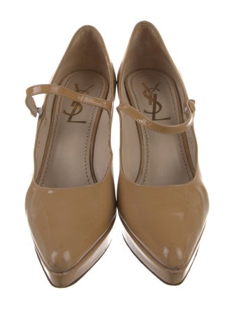 Yves Saint Laurent Rive Gauche Patent Leather Pumps