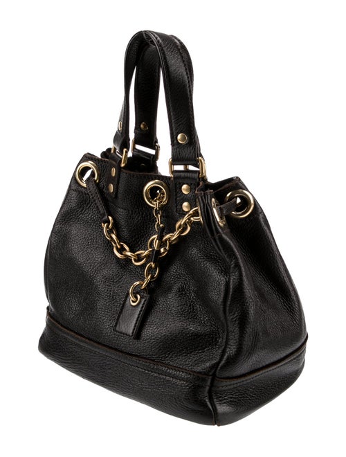 Yves Saint Laurent Rive Gauche Leather Top Handle Bag Small