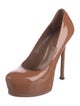 Yves Saint Laurent Rive Gauche Patent Leather Pumps