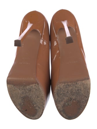 Yves Saint Laurent Rive Gauche Patent Leather Pumps