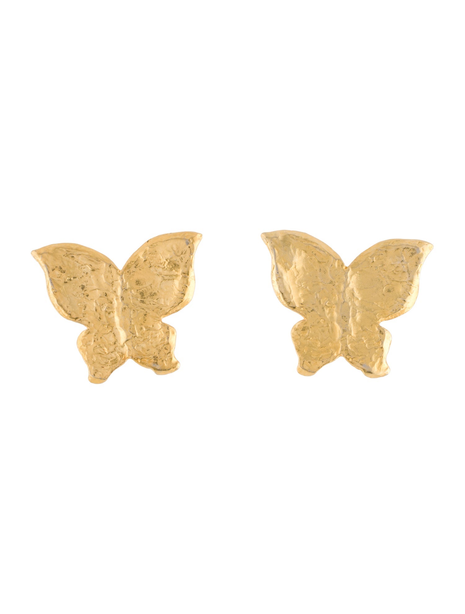 Yves Saint Laurent Rive Gauche Vintage Butterfly Clip-On Earrings