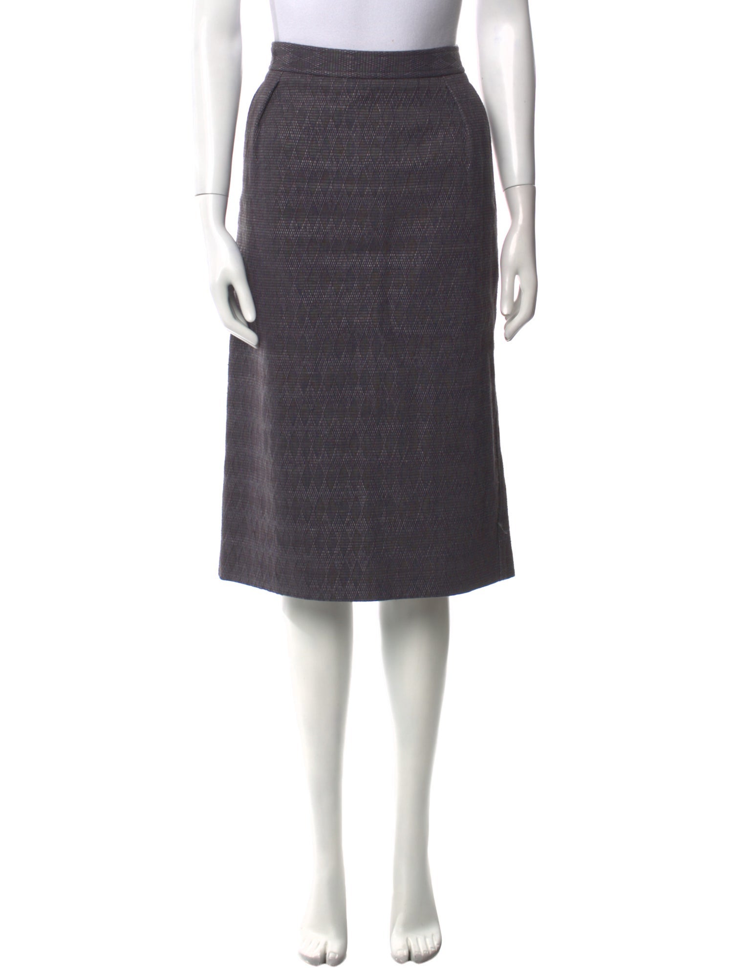 Yves Saint Laurent Rive Gauche Vintage Knee-Length Skirt