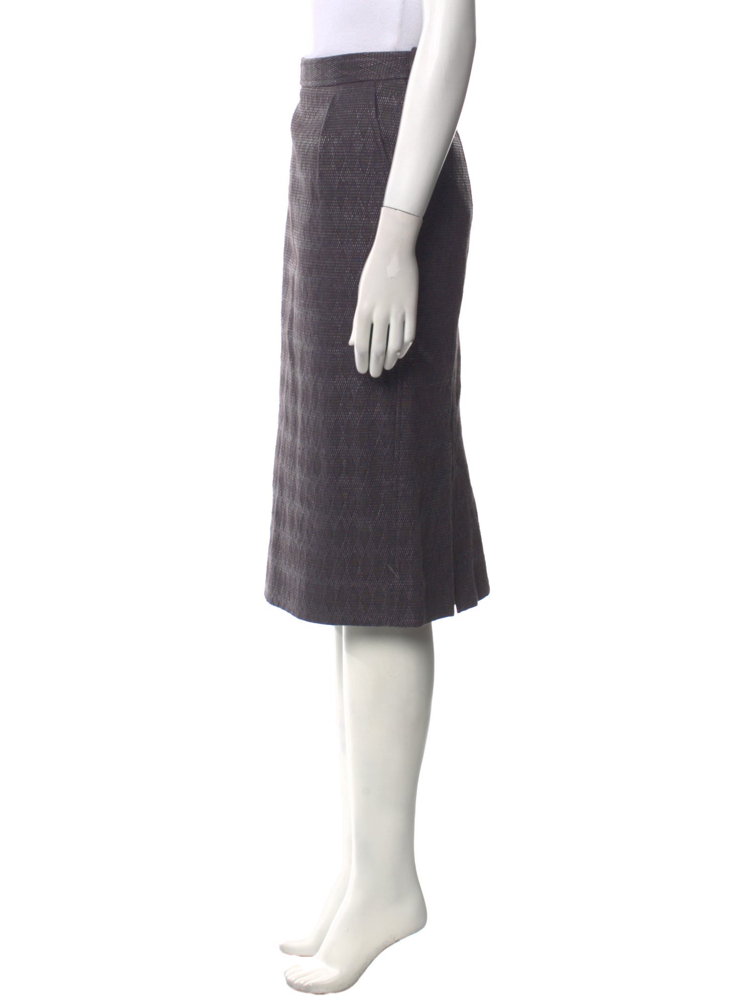 Yves Saint Laurent Rive Gauche Vintage Knee-Length Skirt